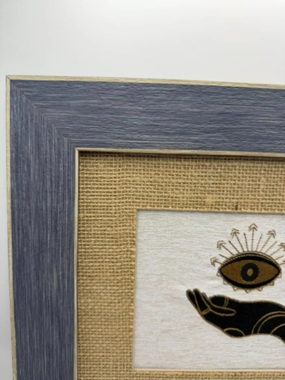 Homemade All Seeing Eye Embroidery Art 8X10 - Picture 2 of 6